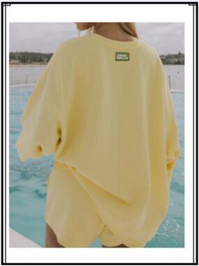 Daily Drills  Oversize Unisex  Towel Terry Sweatshirt